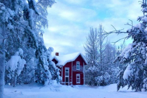 Huwikumpula 1830's wooden house in Lapland